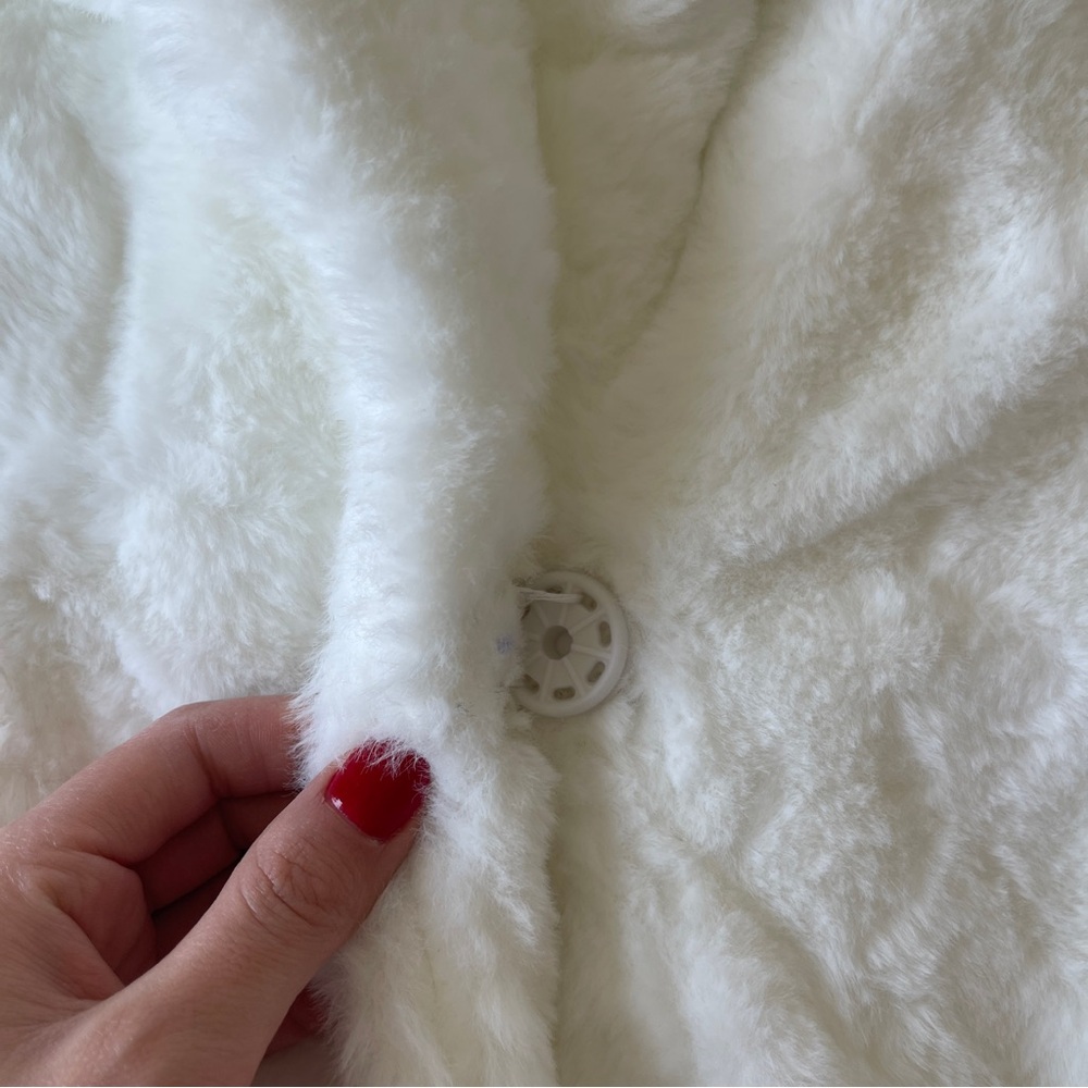 Cream Teddy Jacket - Picture 4 of 5